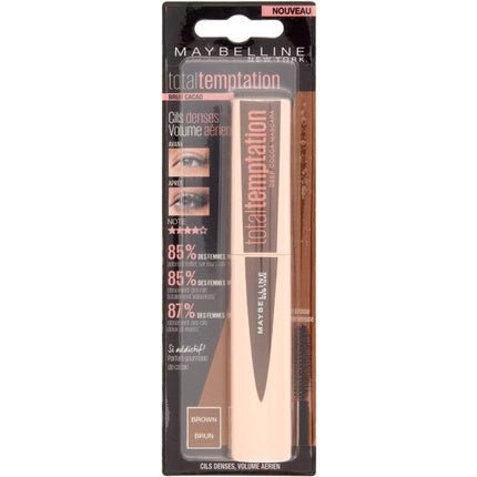 Maybelline New York Volume Total Temptation Mascara Brown 8.6ml - Maison des fragrances