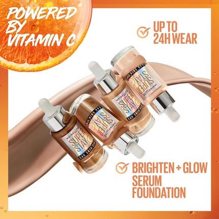Maybelline Super Stay 24h Skin Tint Illuminating Foundation With Vitamin C 06 30ml - Maison des fragrances