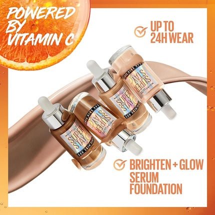 Maybelline Super Stay Skin Tint Foundation with Vitamin C Long - Lasting up to 24H Vegan Formula Shade 48 30ml - Maison des fragrances