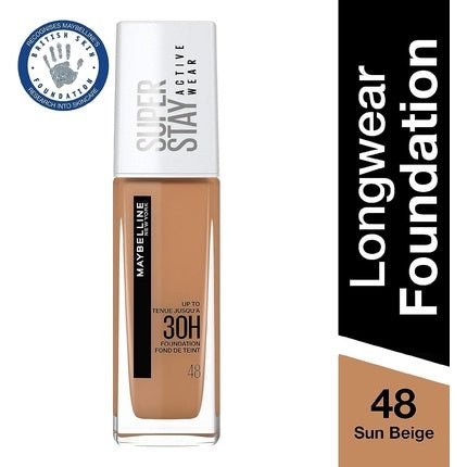 Maybelline Superstay 30H Activewear Foundation 48 Sun Beige 30ml - Maison des fragrances