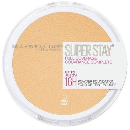 Maybelline SuperStay Full Coverage Powder Foundation 59 Golden Caramel - Maison des fragrances