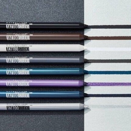 Maybelline Tattoo Liner Gel Eyeliner Deep Onyx UK with Sharpener - Maison des fragrances