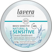 lavera Deo Creme Basis Sensitiv Natural & Sensitive with Organic Aloe Vera and Natural Minerals 50ml Lavera