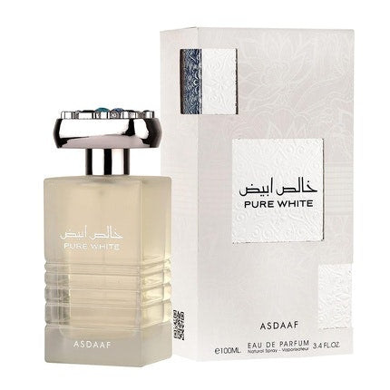 Pure White 100ml Eau De Parfum Asdaaf Unisex Oriental Arabic Perfume from Emirates