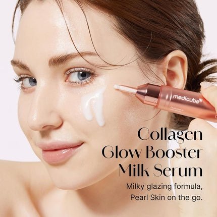 Medicube Collagen Glow Booster Milk Serum - Twist & Click for Radiance and Hydration - Maison des fragrances