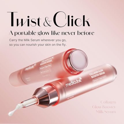 Medicube Collagen Glow Booster Milk Serum - Twist & Click for Radiance and Hydration - Maison des fragrances