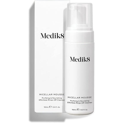 Medik8 Micellar Mousse Face Wash Makeup Remover 150ml - Maison des fragrances