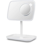 Medisana CM 848 Cosmetic Mirror with Dimmable LED Lighting 5 and 10x Zoom 360° Swivel Function and Storage Tray - Maison des fragrances