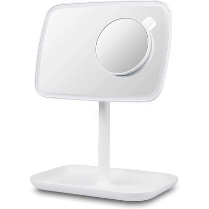 Medisana CM 848 Cosmetic Mirror with Dimmable LED Lighting 5 and 10x Zoom 360° Swivel Function and Storage Tray - Maison des fragrances