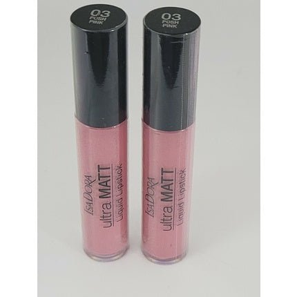 MENGE ZWEI Isadora Ultramatt Liquid Lipstick 03 Plush Pink - Maison des fragrances