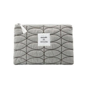 Meraki Mentha Makeup Bag - 30 Cm - Light Grey/Army Green - Maison des fragrances