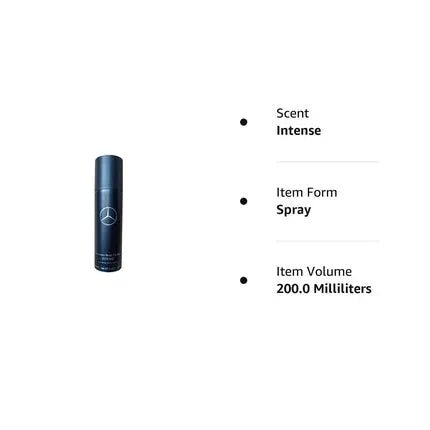Mercedes-Benz Intense Body Spray 6.7oz - Maison des fragrances