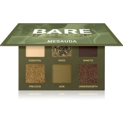 MESAUDA MILANO Bare Harmony Eyeshadow Palette No205 Hidden Green 6g - Maison des fragrances