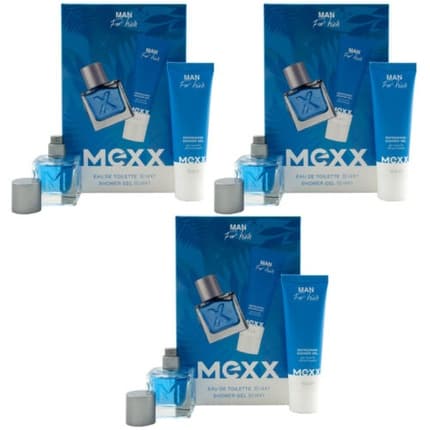 Mexx Gift Set Man 3 x and 3 x Shower Gel Coffret (Coffret) Homme 30ml - Maison des fragrances