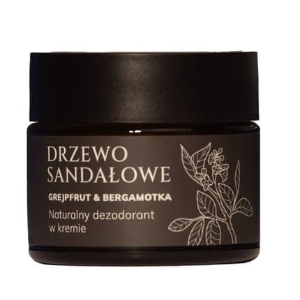Mglife Sandalwood Natural Cream Deodorant Grapefruit Bergamot Déodorant (Déo) Mixte 50ml - Maison des fragrances