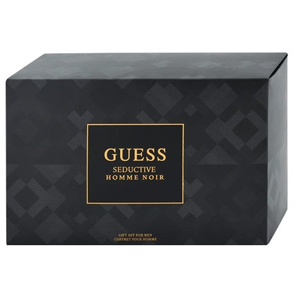 Guess Seductive Noir Homme - Eau De Toilette 100 Ml, Shower Gel 100 Ml, Deodorant Spray 226 Ml, Cosmetic Bag