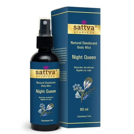 Sattva Ayurveda Night Queen Natural Deodorant Spray for Women 80ml Sattva Ayurveda