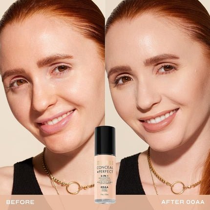 Milani Conceal and Perfect 2 in 1 Foundation + Concealer Ivory 30ml - Maison des fragrances