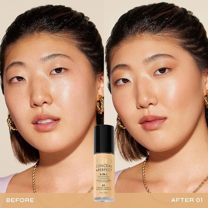 Milani Conceal + Perfect 2 - In - 1 Foundation + Concealer Creamy Vanilla - Maison des fragrances