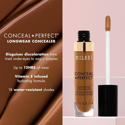 Milani Conceal + Perfect Longwear Concealer 5g 100 Pure Ivory - Maison des fragrances