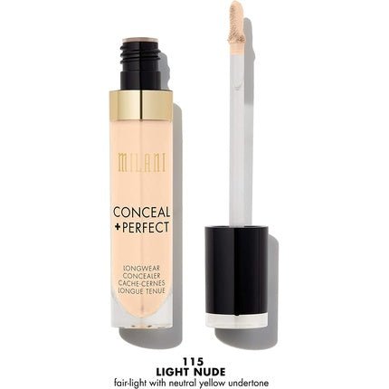 Milani Conceal + Perfect Longwear Concealer 5g 115 Light Nude - Maison des fragrances