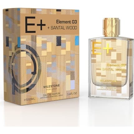 Milestone Perfumes Elet 03 Santal Wood Long Lasting pour homme - Maison des fragrances