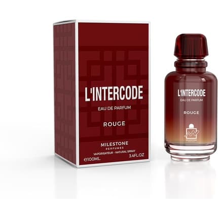 Milestone Perfumes L'Inter Code Rouge Women Long Lasting Fragrance Eau de Parfum Femme - Maison des fragrances