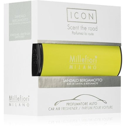 Millefiori Icon Sandalo Bergamotto deodorant for car - 1 piece Unisexe - Maison des fragrances
