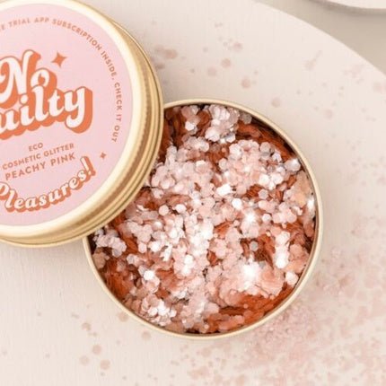 Ministerstwo Bio Facegroovin' Glitter Peachy Pink 10g - Maison des fragrances