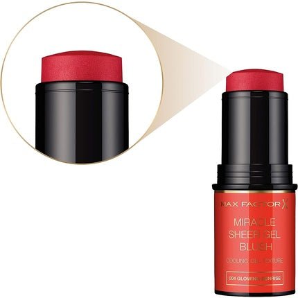 Miracle Sheer Gel Blusher Shade 004 Glowing Sunrise 8g. - Maison des fragrances