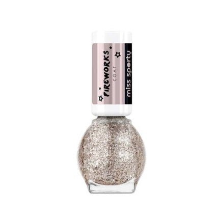 Miss Sporty Fireworks Nail Polish With Gold Flakes 3 The Glitters 7ml - Maison des fragrances