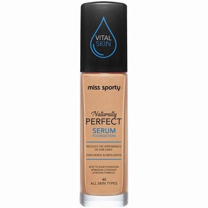 Miss Sporty Naturally Perfect All Skin Serum Foundation 40 Neutral 30ml - Maison des fragrances
