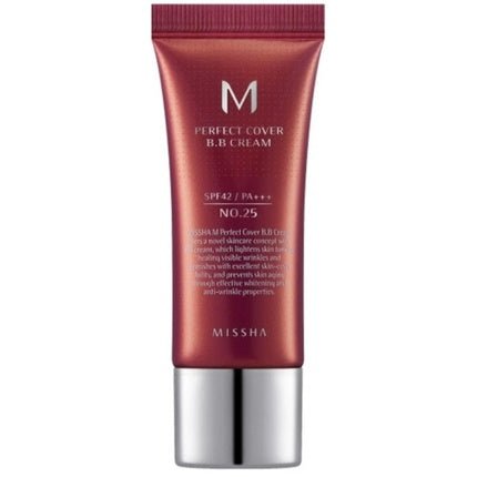 Missha M Perfect Cover BB Cream Shade Warm Beige No. 25 20ml - Maison des fragrances