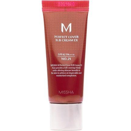 Missha M Perfect Cover BB Cream SPF 42 No. 21 Light Beige 20ml - Maison des fragrances