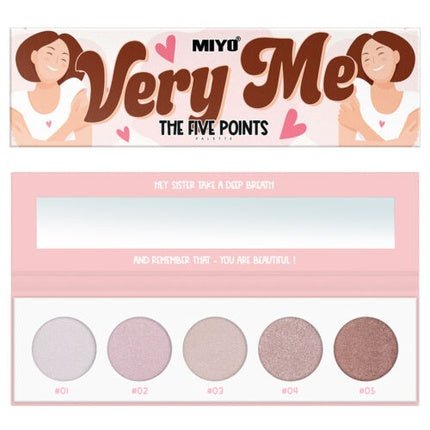 MIYO The Five Points Eyeshadow Palette 6.5g - Maison des fragrances
