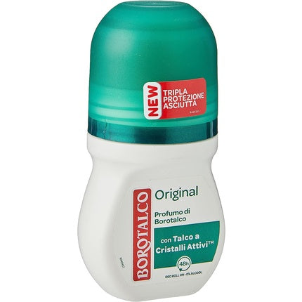 Borotalco Original Deodorant Roll On Without Alcohol 50ml Borotalco