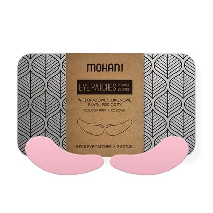 Mohani Reusable Silicone Eye Pads Pink 2 Pieces - Maison des fragrances