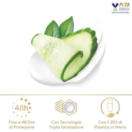 Dove Roll On Advanced Care Cucumber and Green Tea Air Freshener Antiperspirant 48 Hour Protection Deodorant and Déodorant (Déo) Femme 50ml