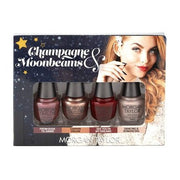 Morgan Taylor Nail Lacquer Champagne & Moonbeams Winter 2019 Collection Classic Mini 4 Pack 5ml/0.17oz Each - Maison des fragrances