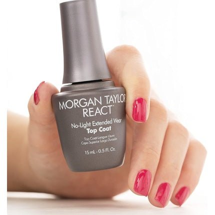 Morgan Taylor React Nail Polish Top Coat 0.5 oz - Maison des fragrances