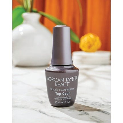 Morgan Taylor React Nail Polish Top Coat 0.5 oz - Maison des fragrances