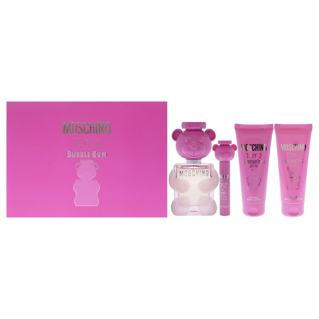 Moschino Toy 2 Bubblegum Set 4 Pieces par Moschino Coffret (Coffret) Mixte 100ml - Maison des fragrances