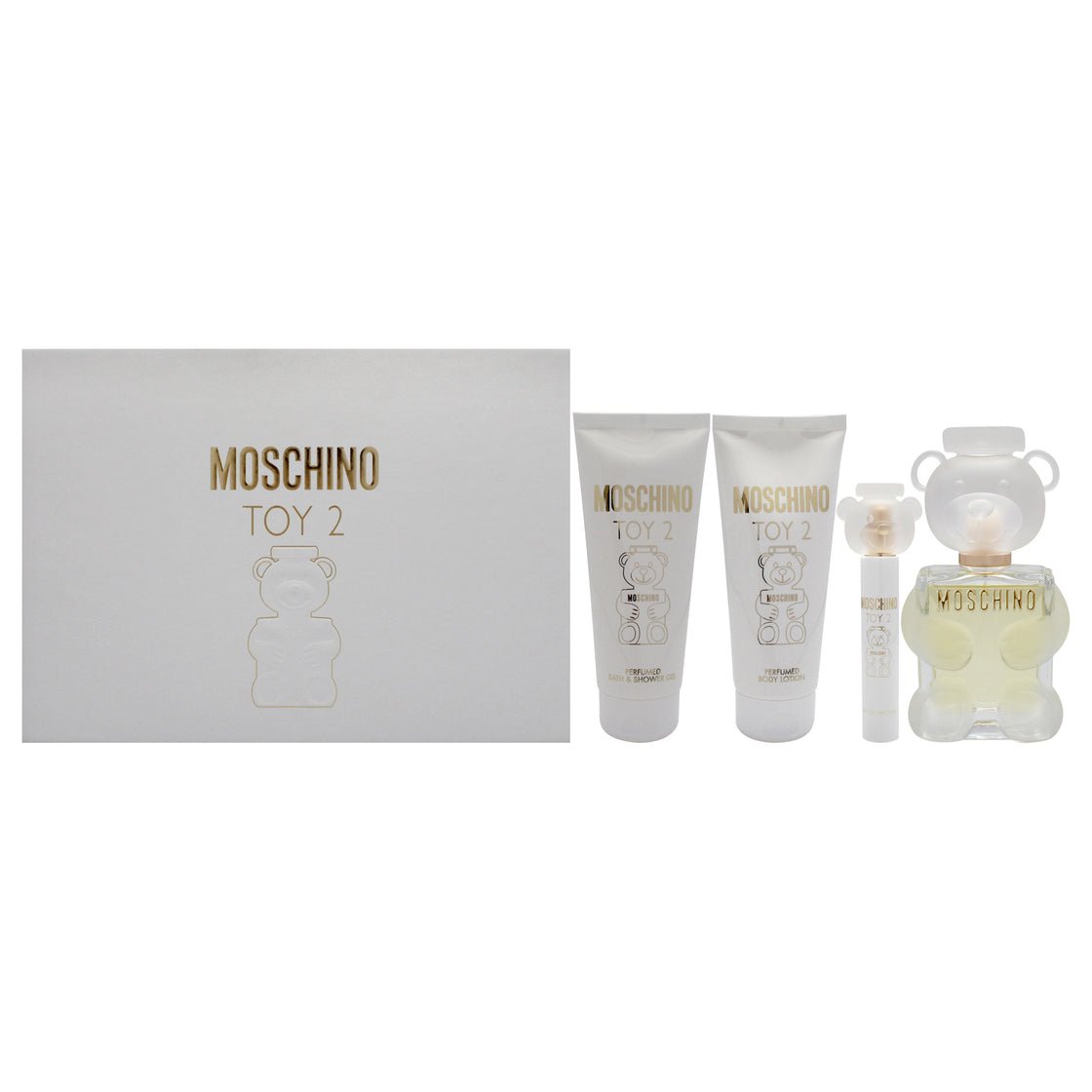 Moschino Toy 2 Set 4 Pieces par Moschino Coffret (Coffret) Mixte 100ml - Maison des fragrances