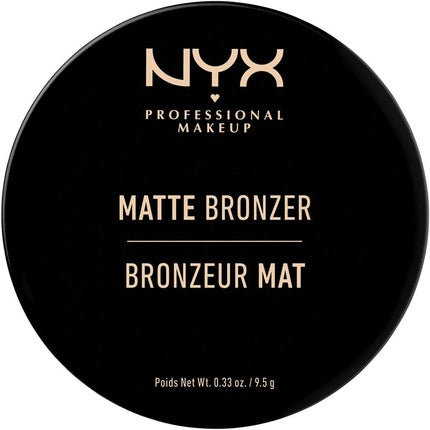 NYX Professional Makeup Matte Body Bronzer Pressed Powder Vegan Formula Deep 02 Deep