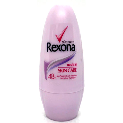 Rexona Neutral Skin Care Women Anti-Perspirant Roll-On 48H 1.7oz 50ml - New Rexona