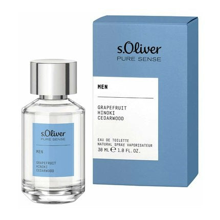 S.Oliver Pure Sense Men | Eau De Toilette - Puristic And Clear - More Natural Pure Sense