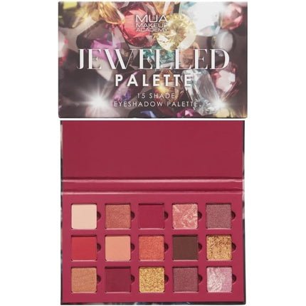 MUA 15 Shade Eyeshadow Palette Jewelled - Maison des fragrances
