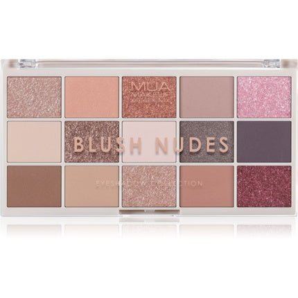 MUA Eyeshadow Palette 15 Shade Blush Nudes - Maison des fragrances
