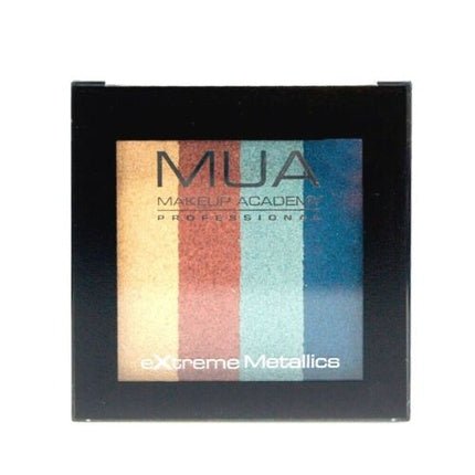 MUA Show Stopper Shimmer Metallic Eyeshadow Quad 5.9g - Maison des fragrances