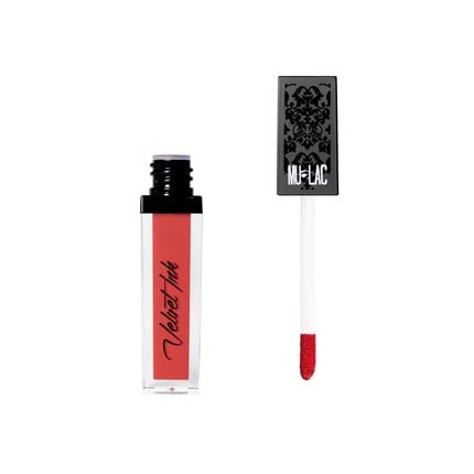 Mulac Cosmetics Velvet Ink Liquid Lipstick KIKKI CORAL 12 Lipstick Liquid Matte Vegan - Maison des fragrances